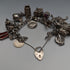 1980 British Vintage Sterling Silver Charm Bracelet 75g